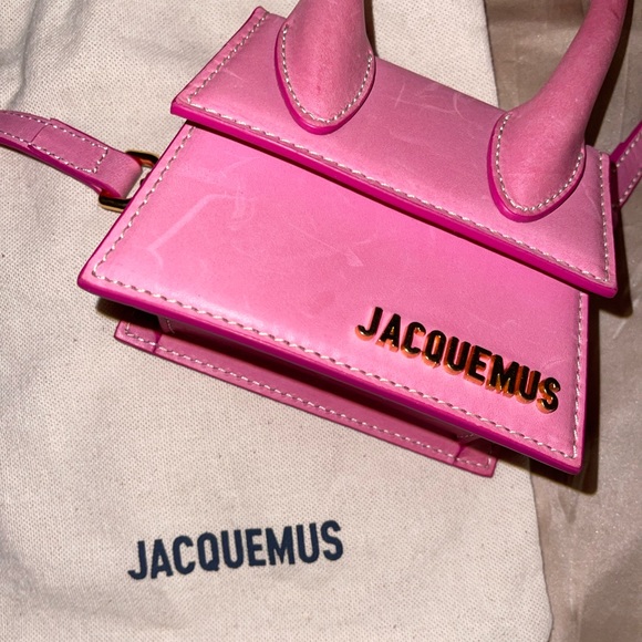 AUTHENTIC PINK JACQUEMUS Le Chiquito Bag - Picture 4 of 4